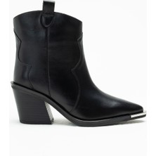 Ekol Kadın Rebeca Deri Bot 1158 Siyah