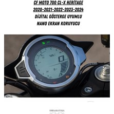 Uniqanatolia Cf Moto 700 Cl-X Heritage 2020 2021 2022 2023 2024 Dijital Gösterge Uyumlu Nano Ekran Koruyucu