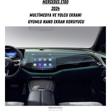 Uniqanatolia Mercedes E180 2024 Multimedya Ve Yolcu Ekranı Uyumlu Nano Ekran Koruyucu