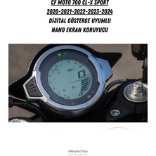 Uniqanatolia Cf Moto 700 Cl-X Sport 2020 2021 2022 2023 2024 Dijital Gösterge Uyumlu Nano Ekran Koruyucu