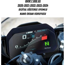 Uniqanatolia Bmw F 800 Gs 2020 2021 2022 2023 2024 Dijital Gösterge Uyumlu Nano Ekran Koruyucu