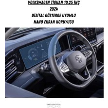 Uniqanatolia Volkswagen Tiguan 10.25 Inç 2024 Dijital Gösterge Uyumlu Nano  Ekran Koruyucu