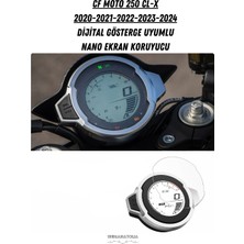 Uniqanatolia Cf Moto 250 Cl-X 2020 2021 2022 2023 2024 Dijital Gösterge Uyumlu Nano Ekran Koruyucu