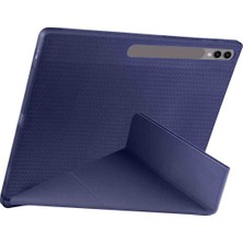 Fogy Samsung Galaxy Tab S10 Ultra X920 Case Standlı Üçgen Kalem Bölmeli Akıllı Kılıfı