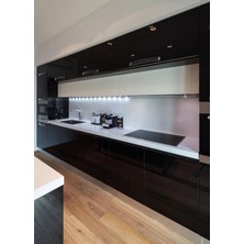 Sticker Art Parlak Siyah Mobilya Dolap Kaplama Folyosu 61 cm x 1 Metre