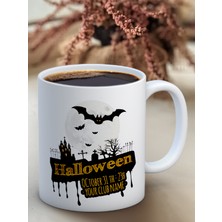 Baskılı Kupa Bardak Seramik Mug - Halloween