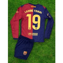 North Stand Yeni Sezon Barcelona Lamine Yamal Uzun Kollu Çocuk Forma