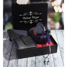 Ejoya Kişiye Özel Cüzdan Kartlık Kemer Tesbih ve Saat Erkek  Dl 85329