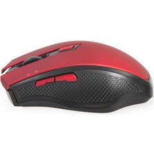 Byars-Tasarım Ergonomik USB Kırmızı 2.4ghz Optik Wireless Mouse Modern Tasarım 826334 Byarsbilişim