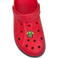 Sağlıkçı Shopping Sarı Lacivert Forma Temalı Jibbitz Crocsterlik Süsü