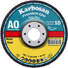 Karbosan Flap Ao Kırmızı 115X22 120 Kum (982995)