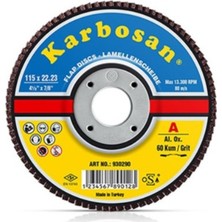 Karbosan Flap Ao Kırmızı 115X22 100 Kum (982990)