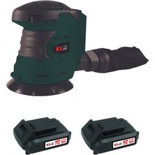 Kl Pro KLEZ18-20 18VOLT/2.0AH Li-Ion Şarjlı Eksantrik Zımpara