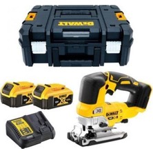 Dewalt DCS334P2 18V 5.0 Ah Çift Akülü Kömürsüz Dekupaj Testere