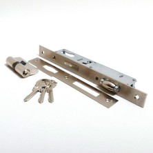 Kale Makaralı Sil.daire Kilidi 155/25 mm Nikel Çelik Gövde ve Ayna ile Dayanıklı Tasarım