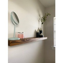 Yggdrasil Home Decor Dekoratif Doğal Ahşap  Tek’li   (Gizli Aparatlı Raf)