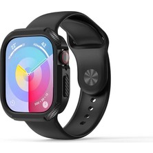 Apple Watch 10 46MM Silikon Tpu Kasa Koruyucu Ön Arka Koruma Gard 17