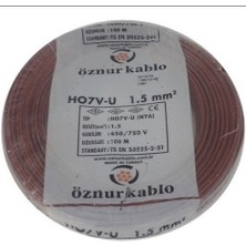 Öznur 1,5 mm Nya Kablo - 100 Metre