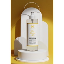 Divine Glow C Vitamini & Hyaluronic Acid Aydınlatıcı,  Karşıtı Yüz Temizleme Jeli 200 ml
