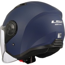 Ls2 Aırflow 2 Mat Navy Mavi Kask