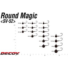 Decoy Sv-52 Round Magic Jh Jig Head 5 Adet No:6 0,9gr