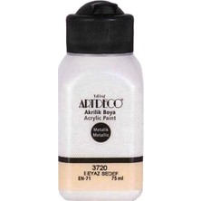 Artdeco Akrilik Boya Metalik 75 ml Beyaz Sedef