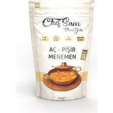 Chef Sam Aç Pişir Menemen 50 gr 700 gr Yaş Sebze Karşılığı