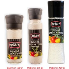 Dr. Salt 84 Mineralli Doğal Kaynak Tuzu - Seramik Değirmen 110 Gr. - Cam (Doldurulabilir)