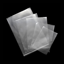 Eliz Party Şeffaf Parlak Bantsız Jelatin Poşet 13x20 cm Kurabiye Aksesuar Hediye Paketleme Poşeti 100 Adet