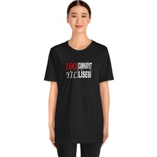 Young Fit Okula Özel Baskılı Kız Cocuk T-Shirt  Pamuk Tüm Okullar Için Özel Baskı