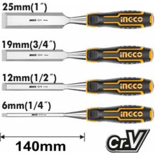 Ingco HKTWC0401 Iskarpela Seti 4 Lü