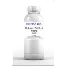 Formula Hidrojen H2O2 Peroksit %50 Oksijenli Su 100 gr