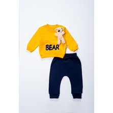 Lusana 479 6-18 Ay Bear Baskılı Ayı Oyuncaklı Takım