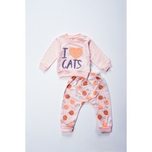Lusana 378  6-18 Ay I Love Cats 2'li Takım
