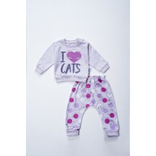Lusana 378  6-18 Ay I Love Cats 2'li Takım