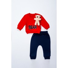 Lusana 479 6-18 Ay Bear Baskılı Ayı Oyuncaklı Takım