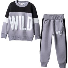 Lusana 3856 3-8 Yaş Wıld Baskılı Takım