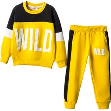 Lusana 3856 3-8 Yaş Wıld Baskılı Takım