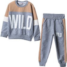 Lusana 3856 3-8 Yaş Wıld Baskılı Takım