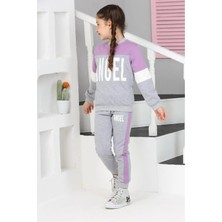 Lusana 3860 9-13 Yaş Angel Baskılı Iki Iplik Takım