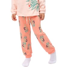 Lusana 7014 4-7 Yaş Papağan Baskılı  Pijama Takım