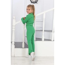 Lusana 3014  8-12 Yaş Ispanyol Pantolonlu Fitilli Takım