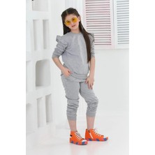 Lusana  3062 8-12 Yaş Omuz Fırfırlı Takım