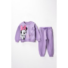 Lusana 50424 3-7 Yaş Minnie Always Smile Baskılı  Takım