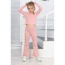 Lusana 3014  8-12 Yaş Ispanyol Pantolonlu Fitilli Takım