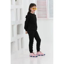 Lusana  3062 8-12 Yaş Omuz Fırfırlı Takım