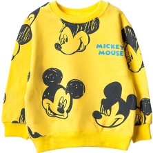 Lusana 301324 3-7 Yaş Mıckey Mouse Baskılı  Sweat