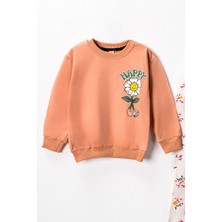 Lusana 9884 2-5 Yaş Happy  Baskılı Ikili Takım