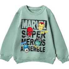 Lusana  80324 8-12 Yaş Iron Man Bask. Sweat