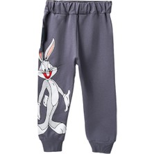 Lusana 24411 2-5 Yaş Erkek Bugs Bunny Baskılı 2li Takım